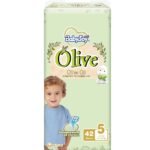 بيبي جوي حفاضات (5) بزيت الزيتون 42 حفاضة