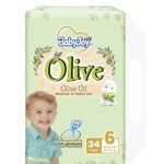 بيبي جوي حفاضات (6) بزيت الزيتون 34 حفاضة