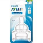 حلمة رضاعة من فيليبس افنت كلاسيك حلمة 2 فتحة للأطفال من عمر 1 شهر - 2 قطعة - 632