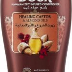 بلسم مقوي للشعر من جارنييه الترا دوكس بزيوت الخروع واللّوز 400 مل