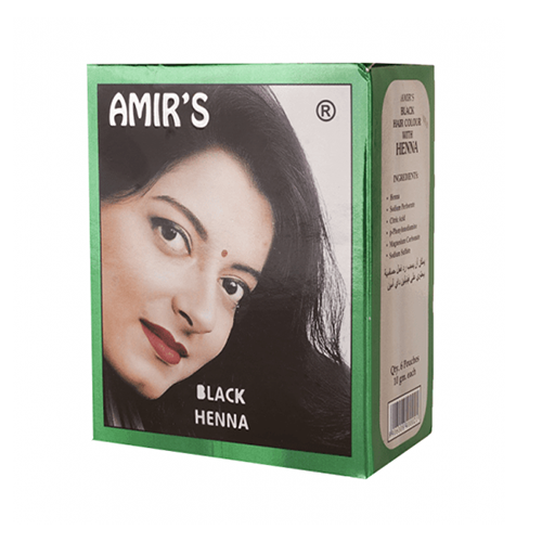 Amirz Black Henna for Hair - 10g حناء للشعر اسود من اميرس - 10جم - الصورة 1