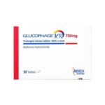 جلوكوفاج اكس ار 750 مجم 30 قرص