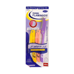 أمواس حلاقة الشعر للوجه والجسم من فيذر فلامينجو اس - 3 قطع