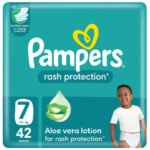 بامبرز حفاضات مقاس (7) بيبي دراي 42 حفاضة