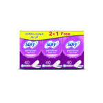 سوفى بانتي لاينر فوط نسائية يومية نقي ونظيف غير معطرة - 120 قطعة