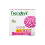 فريش دايز فوط نسائية يومية حجم عادي معطرة - 72 قطعة