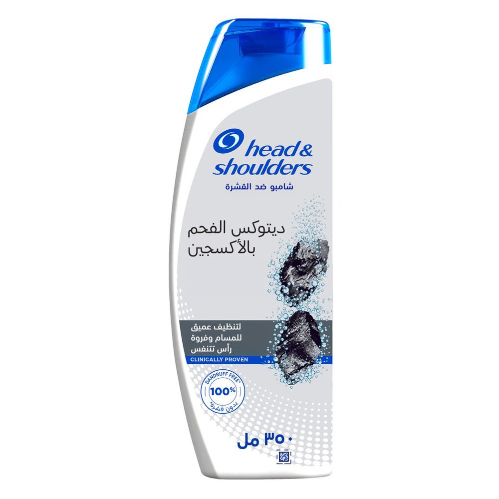 شامبو هيد أند شولدرز شامبو ضد القشرة ديتوكس الفحم - 350 مل1 شامبو هيد أند شولدرز شامبو ضد القشرة ديتوكس الفحم - 350 مل - الصورة 1