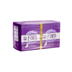 فوط صحية فام عبوة اقتصادية فوط قطنية بالأجنحة حجم كبير رقيقة جدا - 16 فوطة