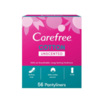 كيرفري فوط يومية غير معطرة حجم عادي ملمس القطن - عبوة 56 فوطة