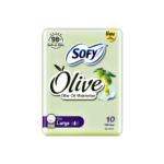 سوفي فوط صحية بترطيب زيت الزيتون بالاجنحة 10 فوط