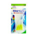 فرش لما بين الأسنان متوسطة 1.2 ملممن سيلفر كير-  6 قطع