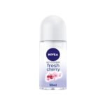 نيفيا مزيل عرق نسائي رول-اون برائحة الكرز المنعش - 50 مل