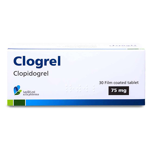 Clogril 75 mg 30 tablets كلوقريل 75 مجم 30 قرص - الصورة 1