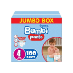 بامبي كلوت (4) الصندوق الجامبو 100 قطعة