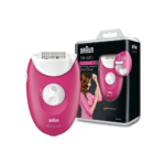 ماكينة إزالة الشعر للجسم والساقين 3 ملحقات من براون  3-273