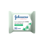 جونسون مناديل منظفة 5×1 للبشرة المختلطة - 25 قطعة