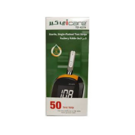 آي كيرشرائط قياس مستوى السكر فى الدم 50 قطعة