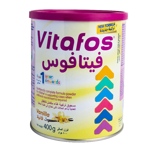 فيتافوس فيتافوس حليب أطفال فانيلا 400 جم - الصورة 1