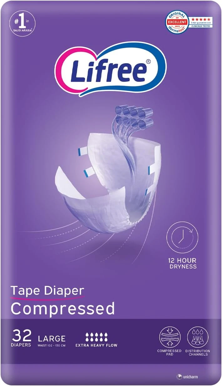 2025-08-20-68a4f394a8ee7 ليفري حفائظ لكبار السن كبير - 32 قطعة - الصورة 1