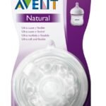 حلمات رضاعة للأطفال من فيليبس افنت ناتشورال من عمر الولادة - 2 قطعة