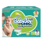 بيبي جوي حفاضات (+4) صندوق 112 حفاضة