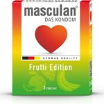 واقي ذكري ماسكولان مجموعة فروتي 3 حبات
