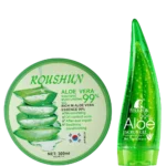 روشين جل الصبار للبشرة 300 مل+ مقشر البشرة 150 مل