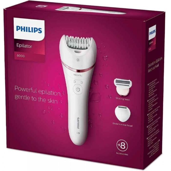 ⁦فيليبس جهاز ازالة الشعر BRE720/01 8000 8⁩ - الصورة ⁦2⁩