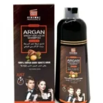 شامبو صبغة شعر بزيت الارجان بني طبيعي من ليزر وايت - 420مل