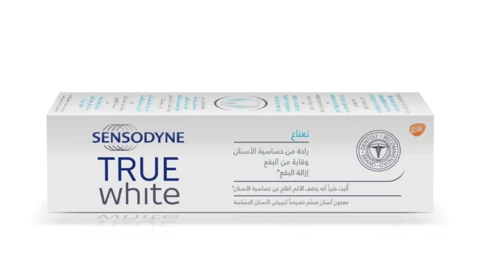 ⁦سنسوداين معجون أسنان ترو - وايت 75 مل⁩ - الصورة ⁦2⁩