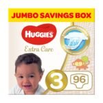هجيز بوكس حفاضات أطفال عناية إضافية، مقاس (3) - 96 قطعة