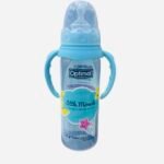 أوبتيمال رضاعة رفيعة سليم ويست بمقابض 240 مل - أزرق (B) 1022